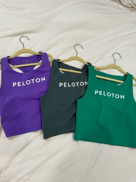 These twist back crop tanks are the cutest. Linked all the colors! On sale for 40% off at Peloton 

#LTKstyletip #LTKsalealert #LTKfitness