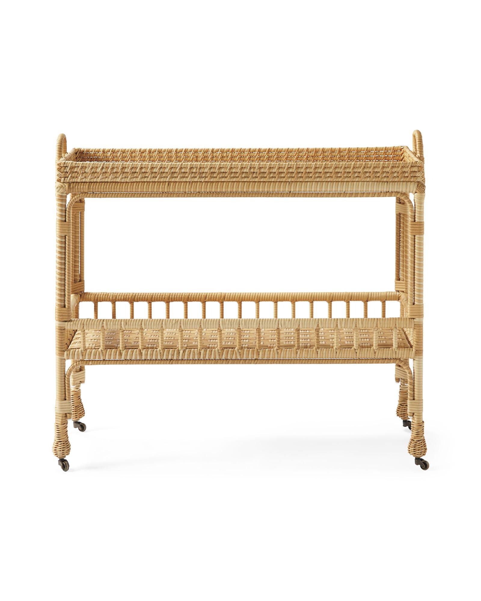 Captiva Bar Cart | Serena and Lily