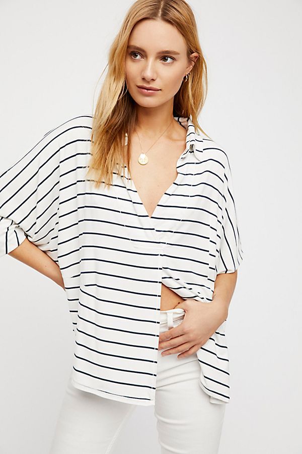 We The Free Can't Fool Me Striped Tee | Free People (Global - UK&FR Excluded)