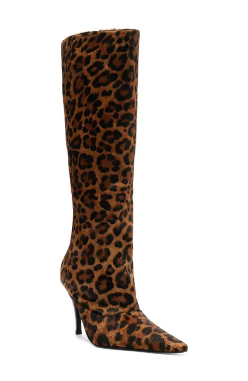 Schutz Rudy Pointed Toe Boot in Leopard at Nordstrom, Size 9 | Nordstrom