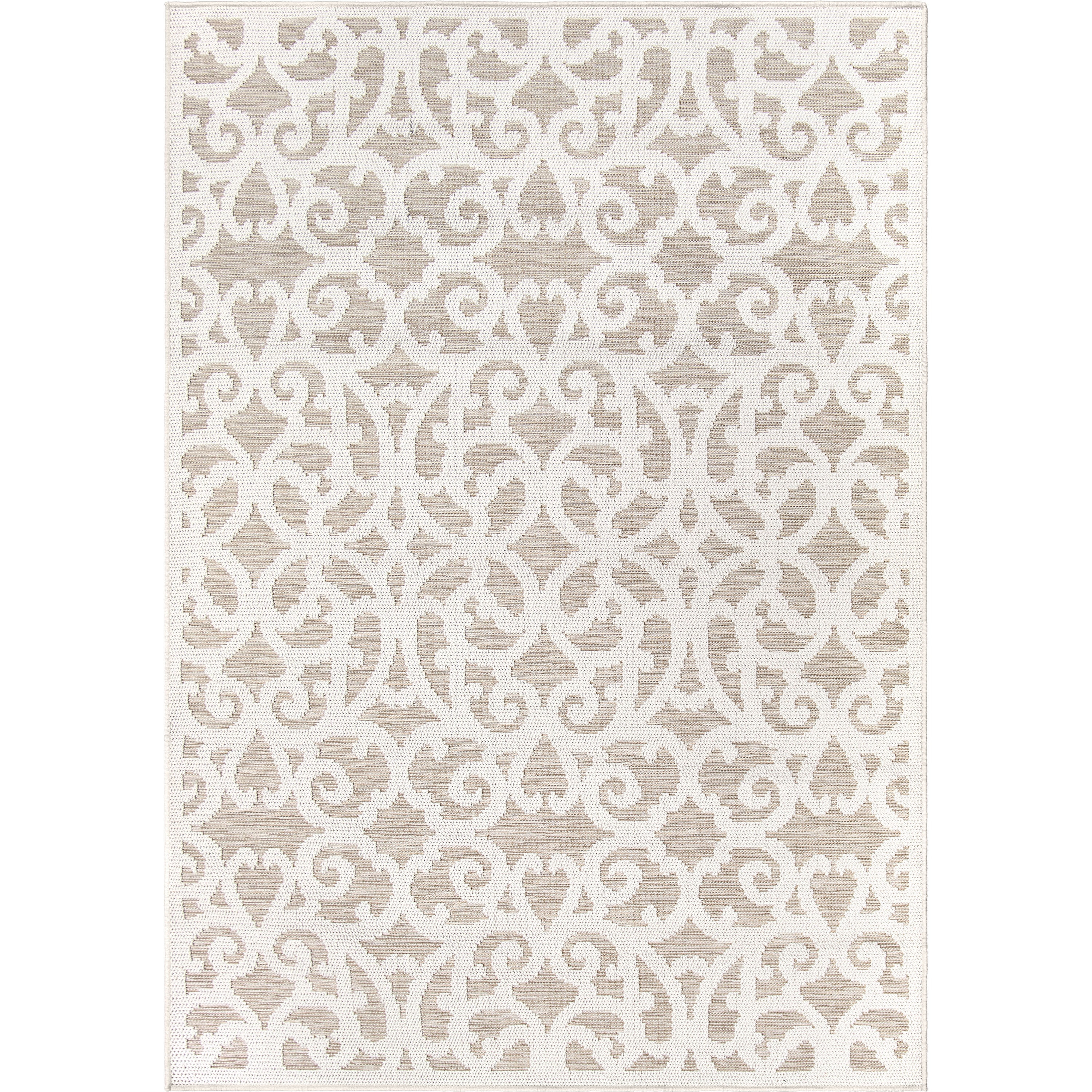 My Texas House Arlington 7'9" X 10'10 Natural Driftwood Reversible Indoor/Outdoor Area Rug | Walmart (US)
