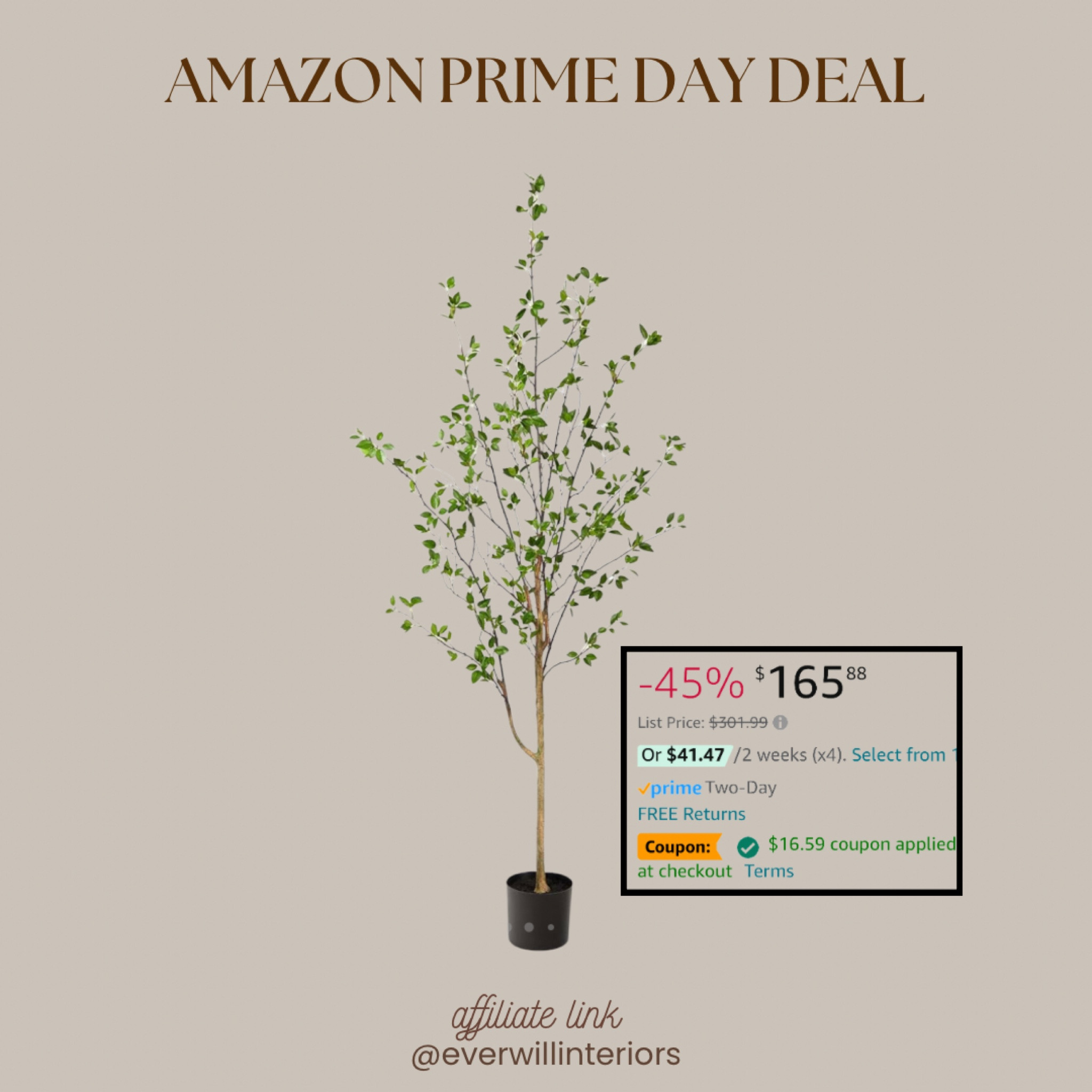 If you’re looking for g for something different than an olive tree this is beautiful! Even has an additional coupon on top. 

#ltksummersales #amazonprimeday #amazoncitrustreeonsale #citrustreeonsale #olivetree #amazonprimedayhomefinds

#LTKSaleAlert #LTKHome