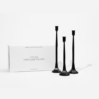 Cast Iron Taper Candle Holders | Target
