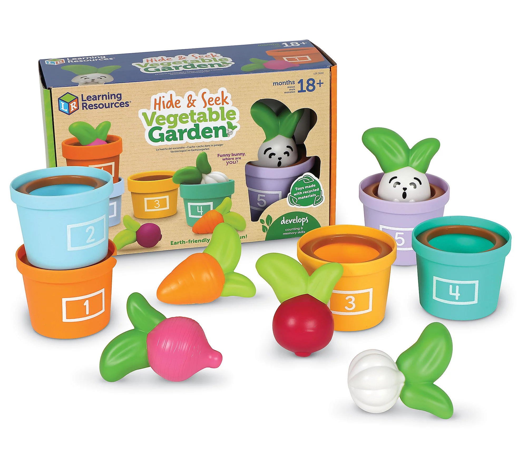 Learning Resources Hide & Seek Vegetable Garden Toy Set | QVC