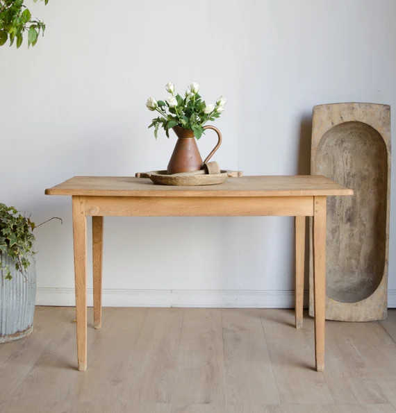 French Antique Oak Farmhouse Country Rustic Dining Kitchen | Etsy | Etsy (US)