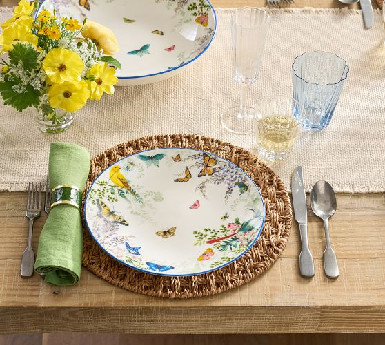 Meadow Stoneware Appetizer Plates - Mixed Set of 4 | Pottery Barn (US)