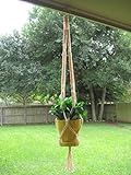 Handmade Flesh 41" Macrame Plant Hanger Perfect Gift Idea for Birthdays Mothers Day and all occasion | Amazon (US)