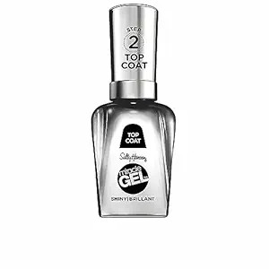 Sally Hansen Miracle Gel Nail Polish Shiny Top Coat, 101 Miracle Gel 3.0 Shiny Top Coat, 0.5 Fl O... | Amazon (US)