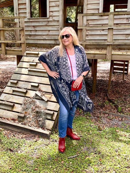Follow the Southwestern Trend into Fall with jeans, a kimino, and cowgirl boots! 

#LTKitbag #LTKshoecrush