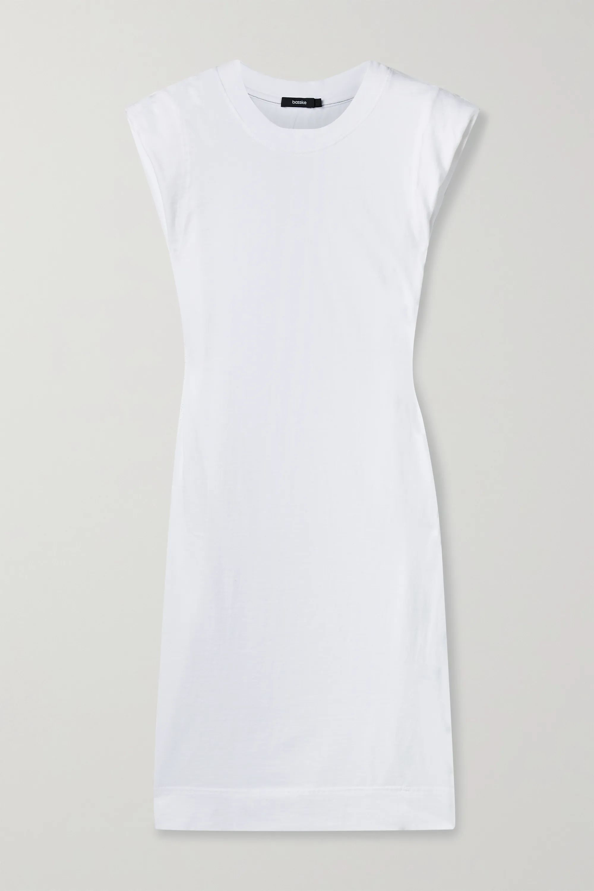 White Organic cotton-jersey mini dress | Bassike | NET-A-PORTER | NET-A-PORTER (US)