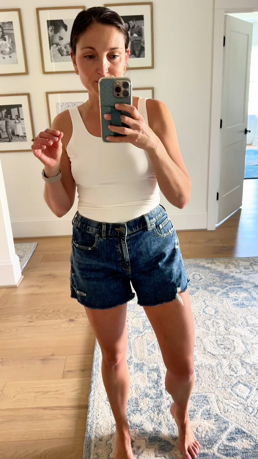 I’m a size Medium in the shorts and tank | Aerie Denim Shorts | Aerie Shorts 

#LTKSaleAlert #LTKStyleTip #LTKFindsUnder50