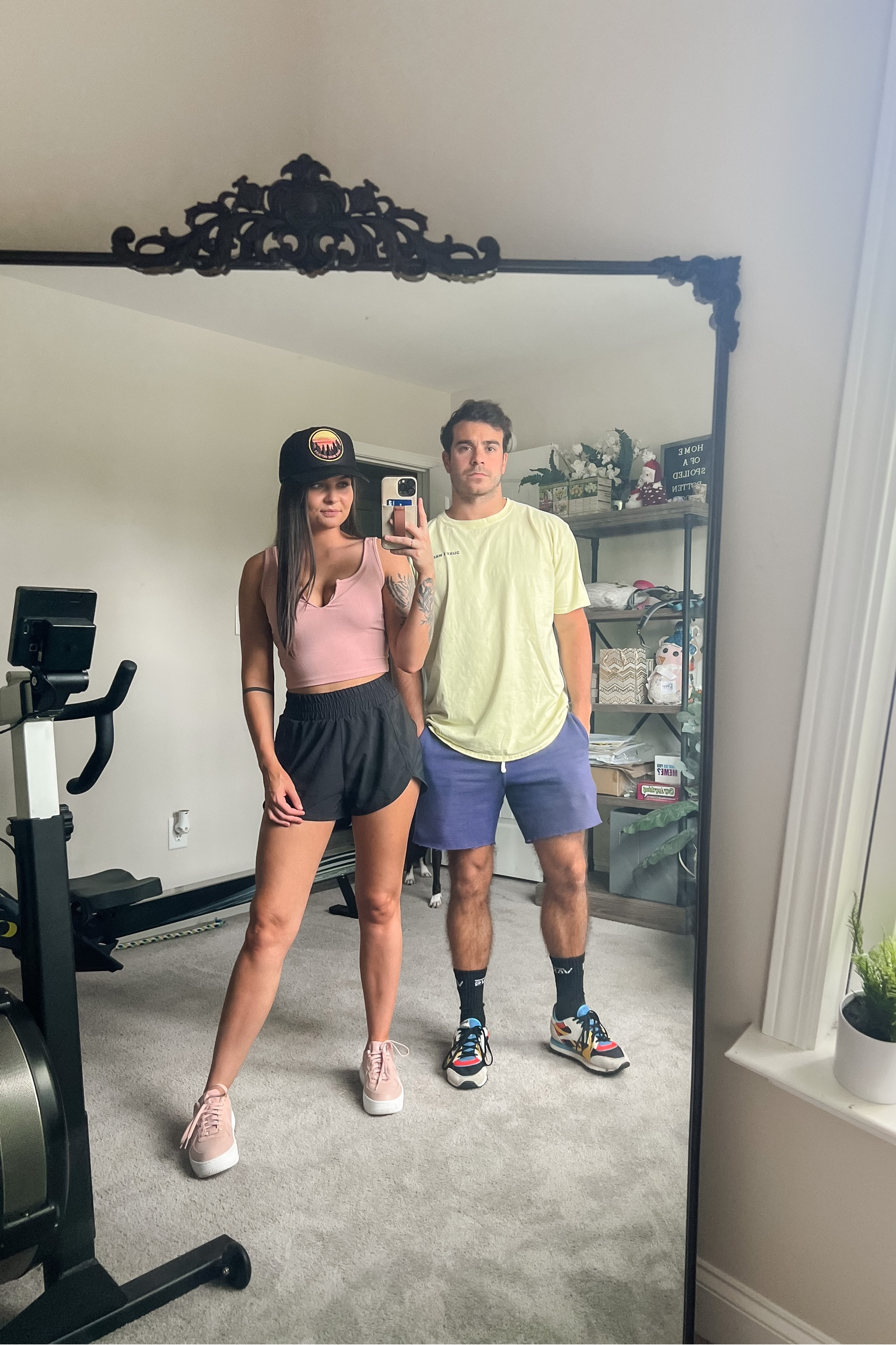 Sporty going out, casual outfit. Trucker hat and my favorite running shorts of all time!!! Love my Air Force 1s too!

#LTKFind #LTKfit #LTKsalealert