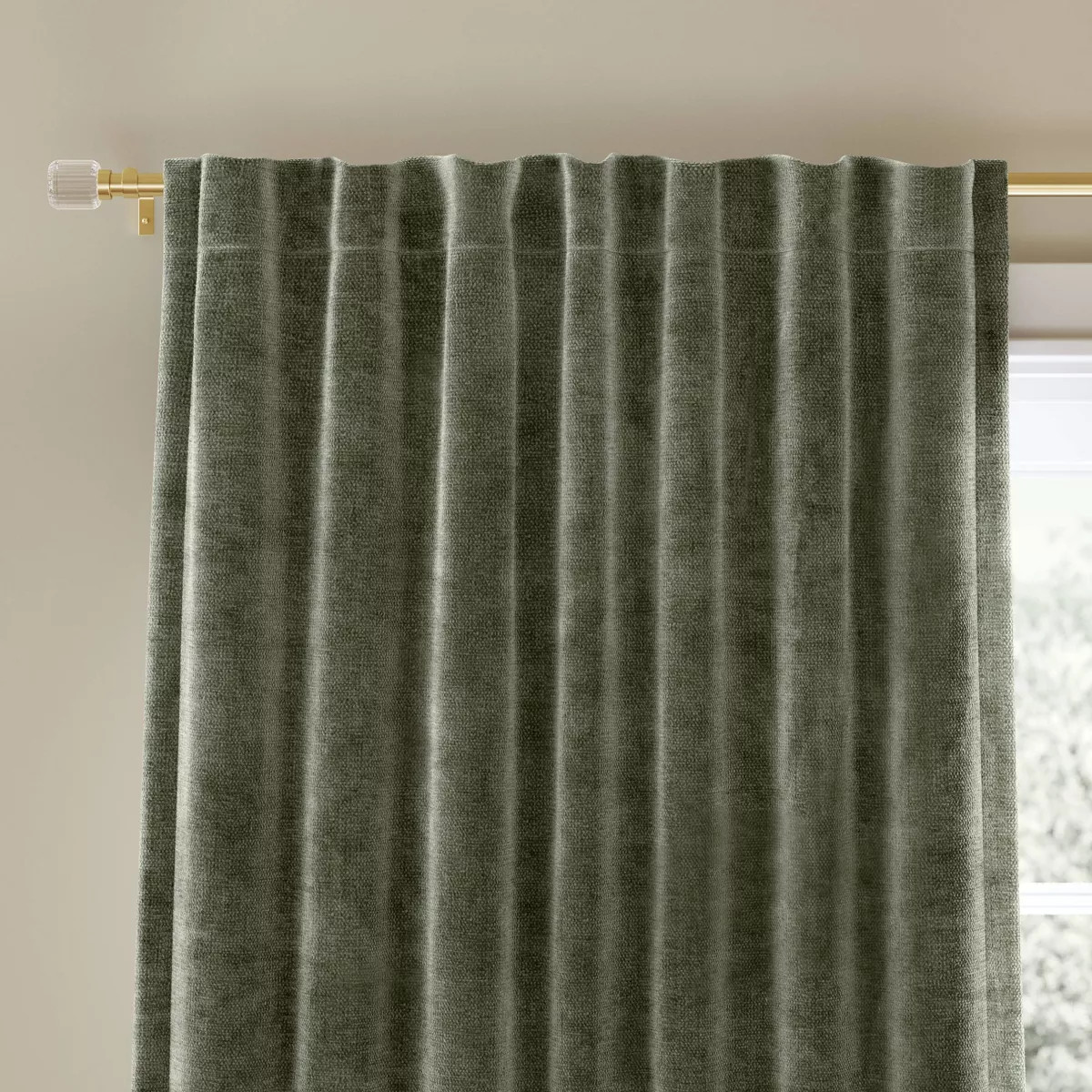Blackout Chenille Curtain Panels - Threshold™ | Target