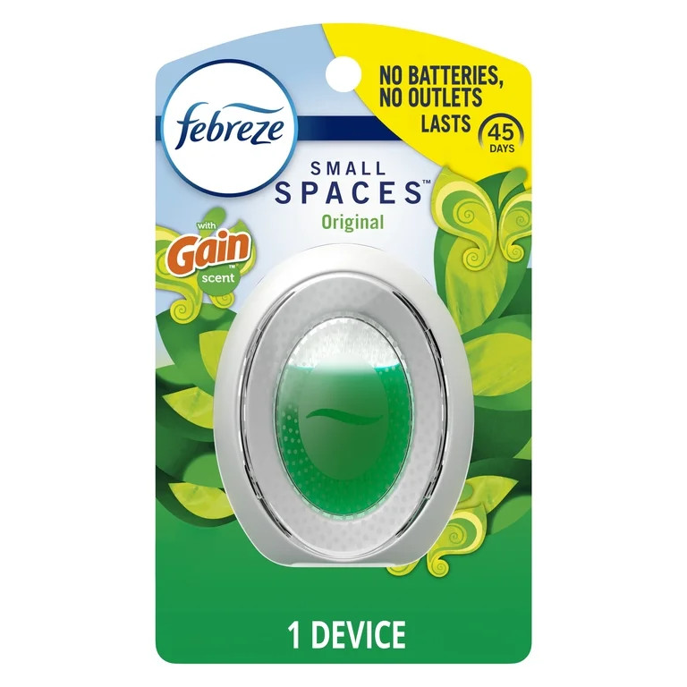 Febreze Small Spaces Air Freshener, Odor-Fighting, Gain Original, 1 Count | Walmart (US)