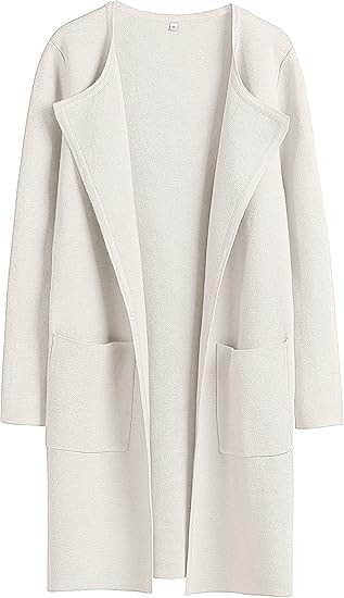 ANRABESS Women's Open Front Knit Lightweight Cardigan Casual Long Coatigan Sweater Lady Jacket Co... | Amazon (US)