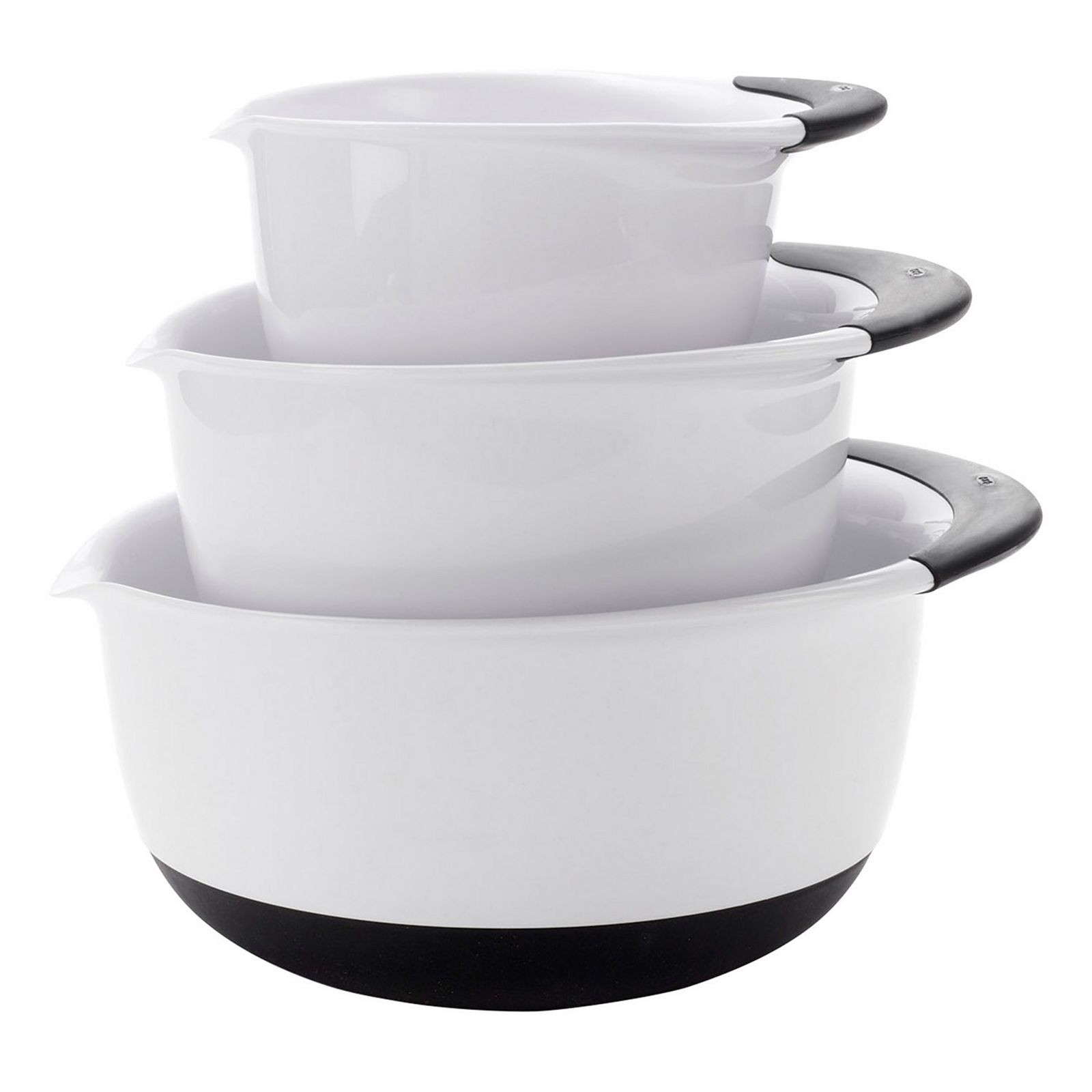 OXO Good Grips 3-Piece Mixing Bowl Set, White | Kohl's