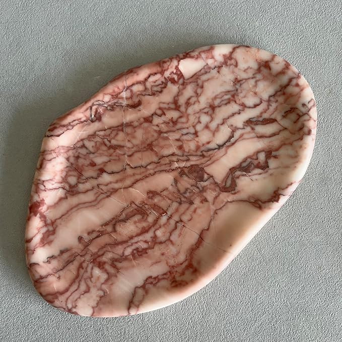 Natural Marble Cloud Tray Small Ornaments Handmade Ring Dish Key Tray for Counter, Vanity, Dresse... | Amazon (US)