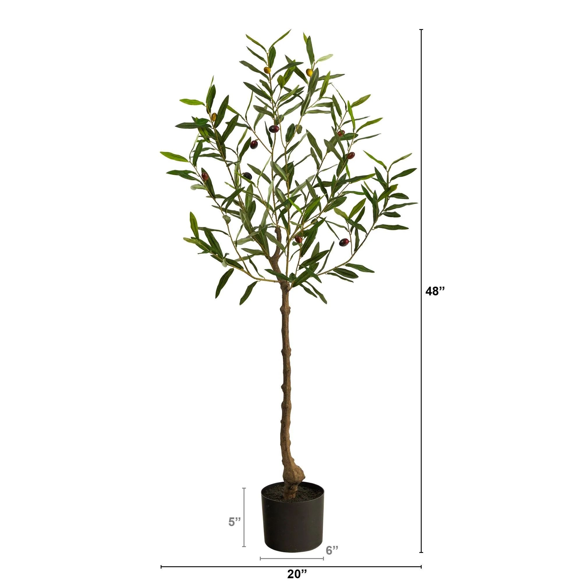 4’ Olive Artificial Tree | Nearly Natural | Nearly Natural