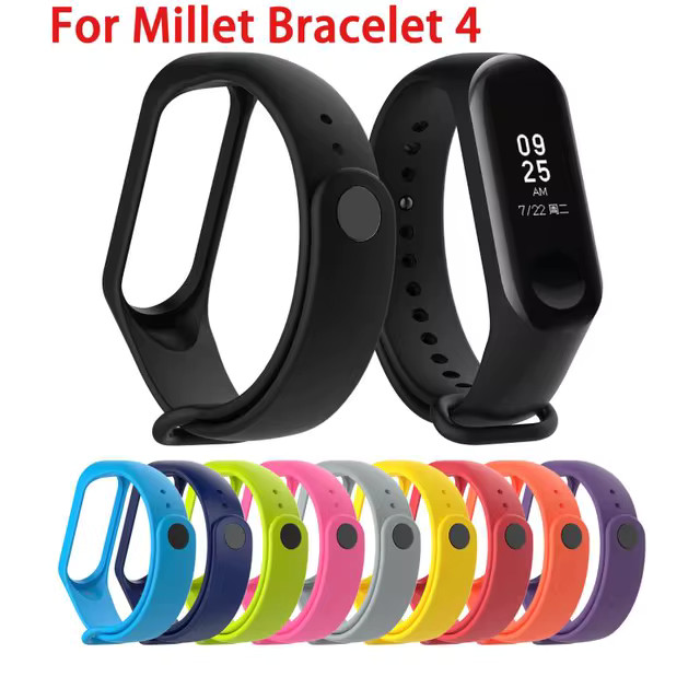 New 1pc Replacement Bracelet For Xiaomi Mi Band 4 Sport Strap Tpu Wrist Strap For Miband 4 Smart ... | AliExpress (US)