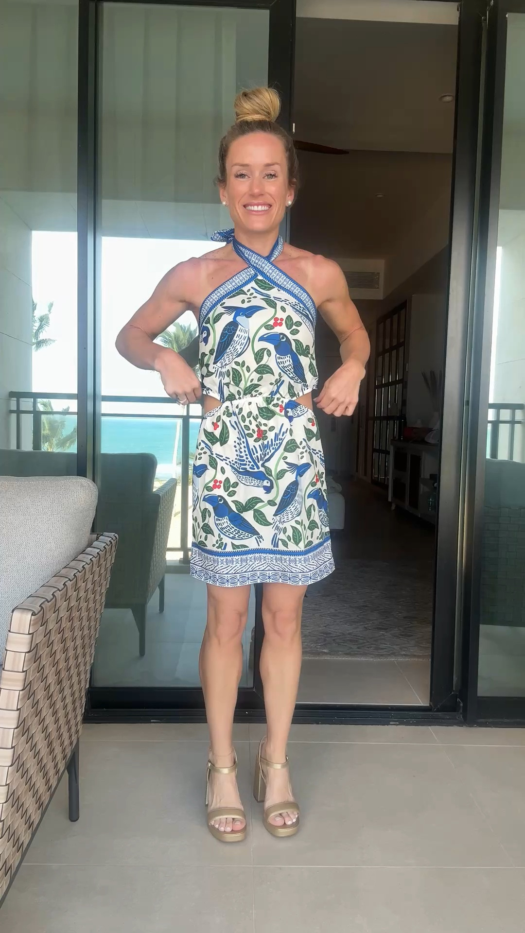 Beach vacation dress from Amazon 
Wearing size small. 

#LTKootd #LTKTravel