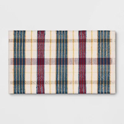 1'8"x2'10" Plaid Rug - Threshold™ | Target