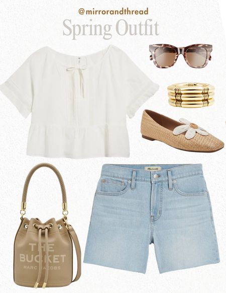 Spring outfit idea- these flats are too fun! 

#LTKStyleTip #LTKSeasonal #LTKFindsUnder50