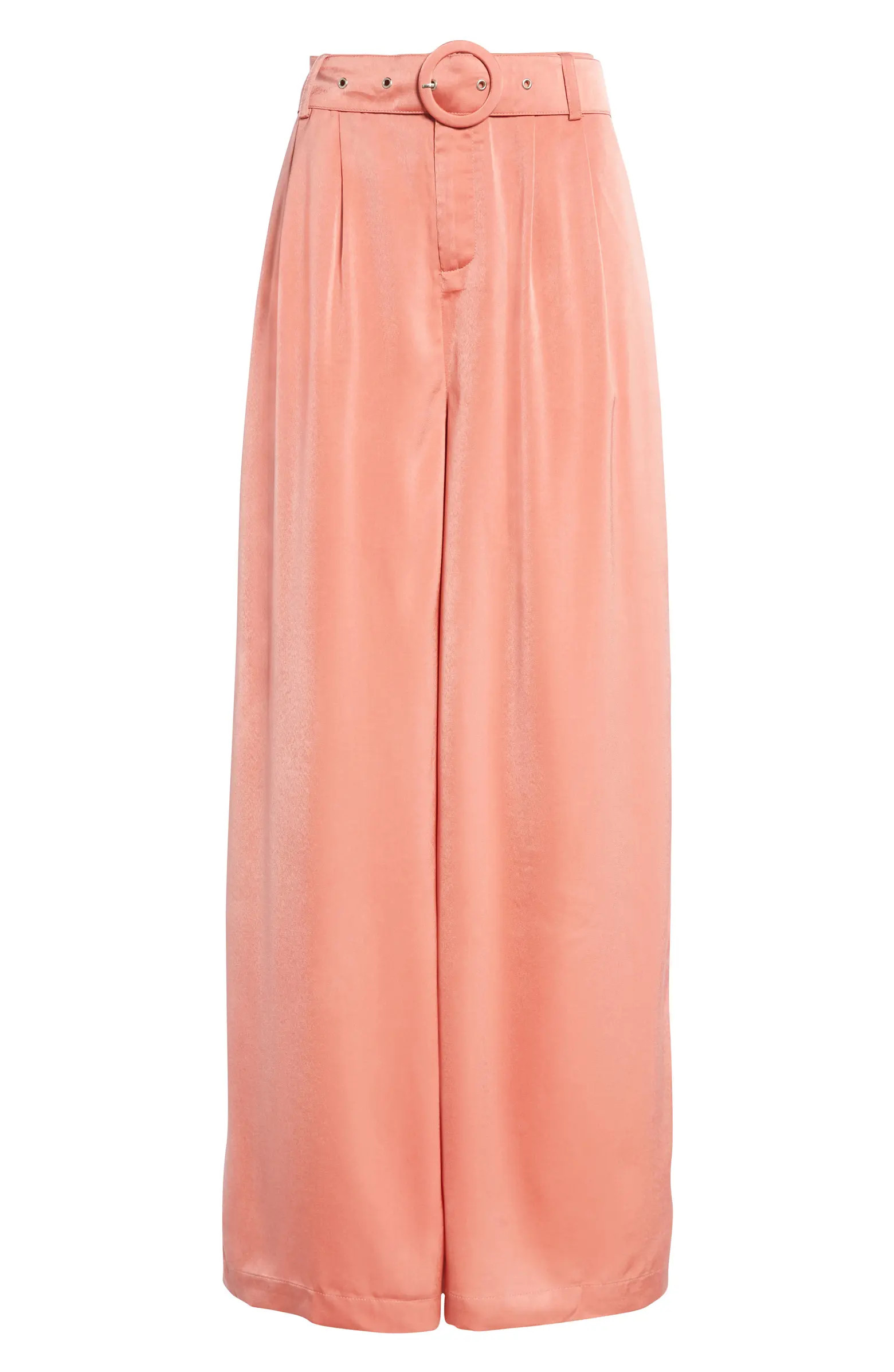 VICI Collection Belted High Waist Wide Leg Pants | Nordstrom | Nordstrom