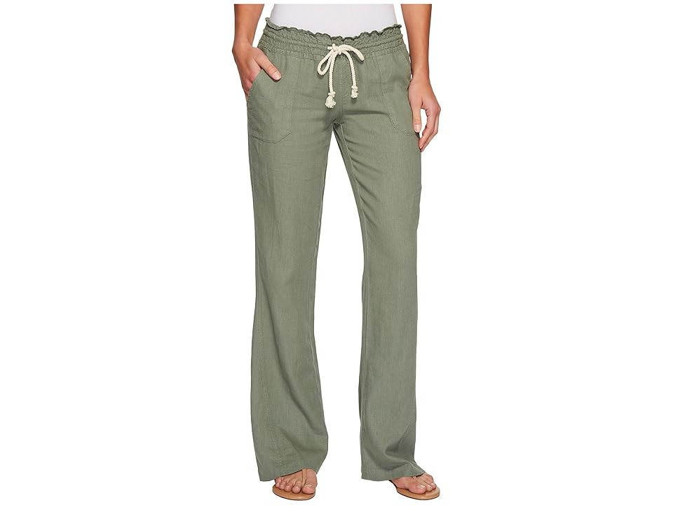 Roxy Ocean Side Pant (Olive) Women's Casual Pants | Zappos