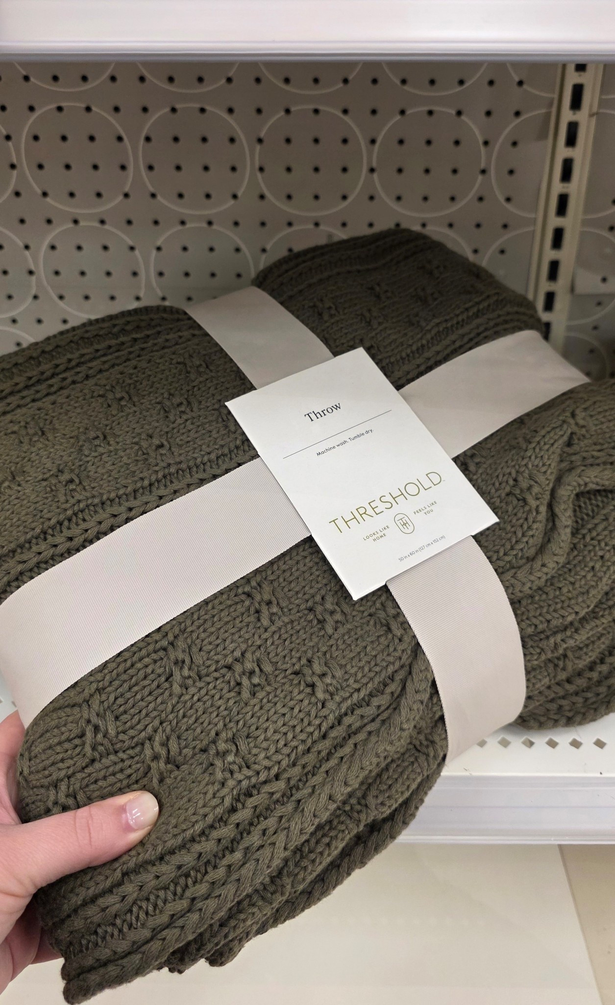 I can never pass up an army green throw blanket.

#LTKFindsUnder100 #LTKHome #LTKFindsUnder50