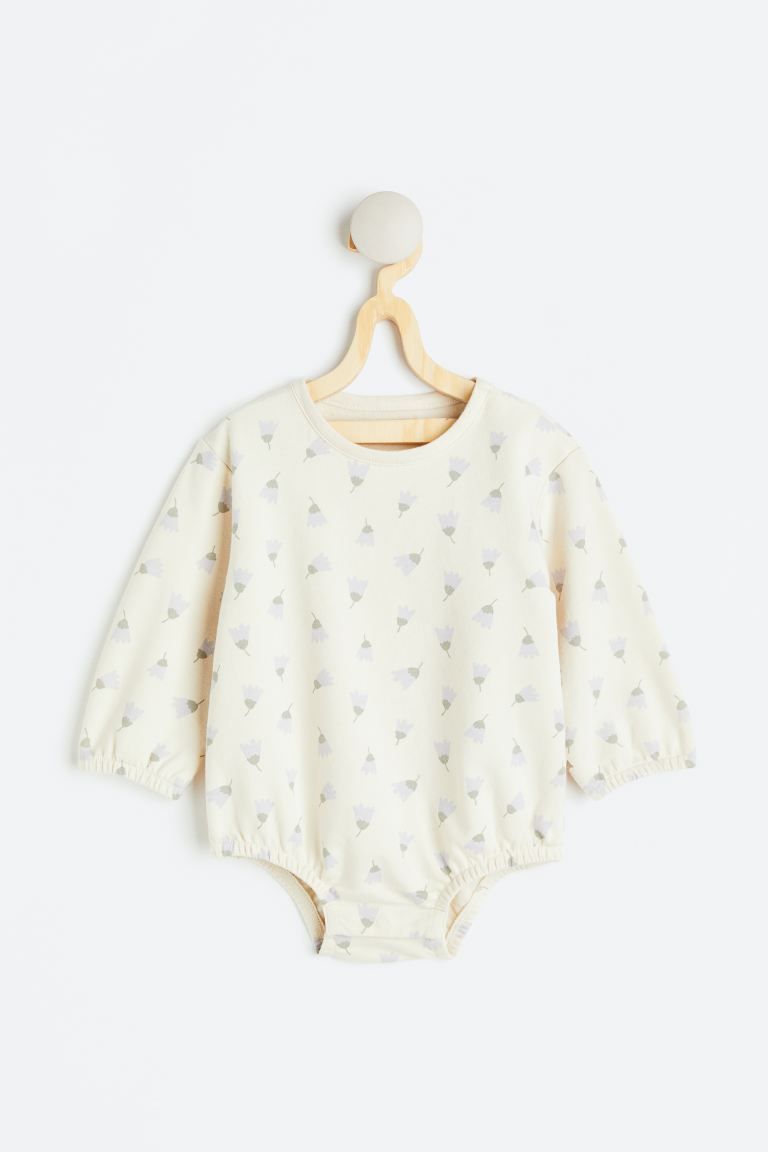 Cotton Sweatshirt Bodysuit | H&M (US + CA)