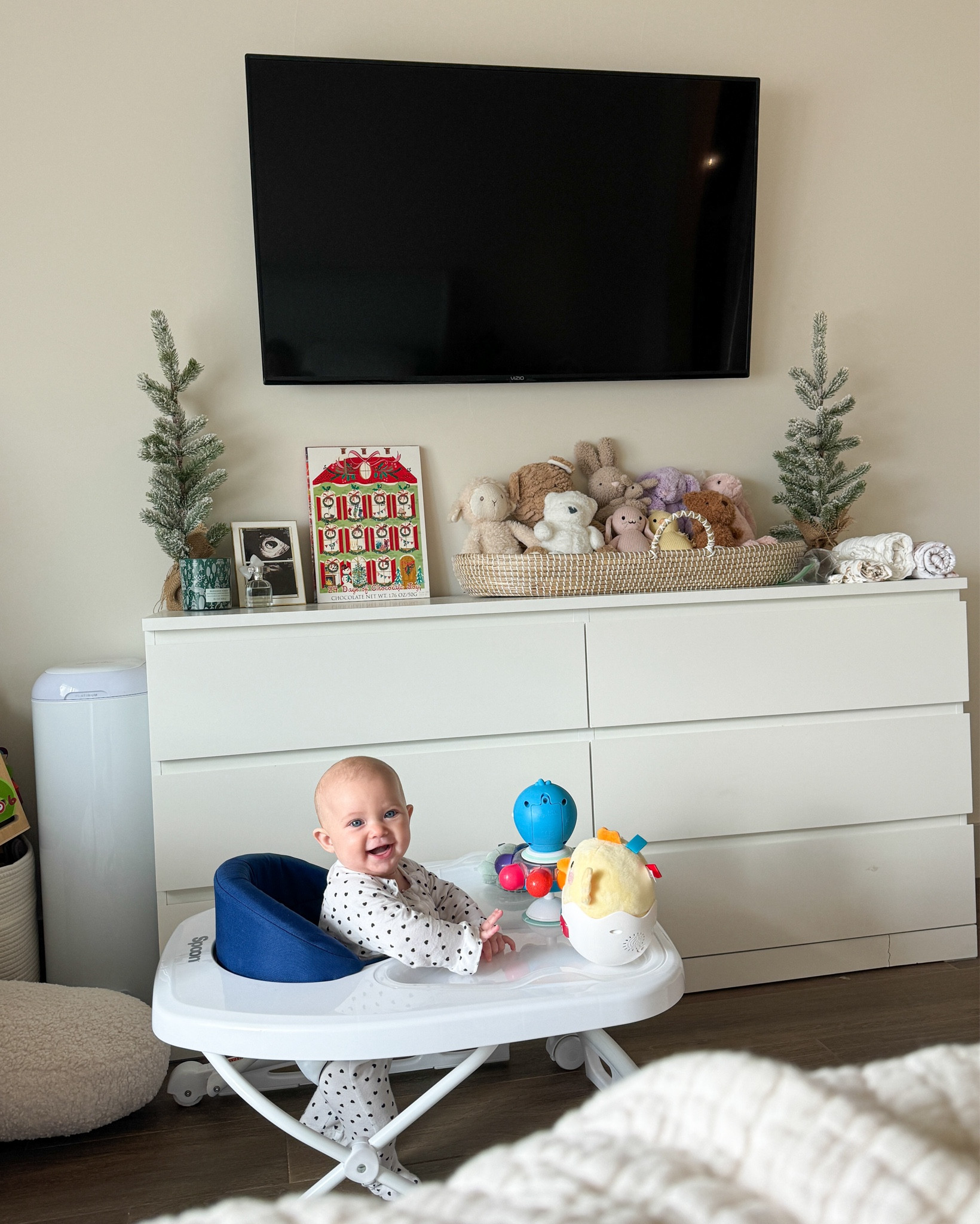 little babe LOVES this walker, sits down low enough for a 4 month old, and there is so much space for her toys on it!

#LTKBaby #LTKGiftGuide #LTKHoliday