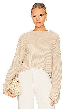 LBLC The Label Telo Sweater in Oatmeal from Revolve.com | Revolve Clothing (Global)