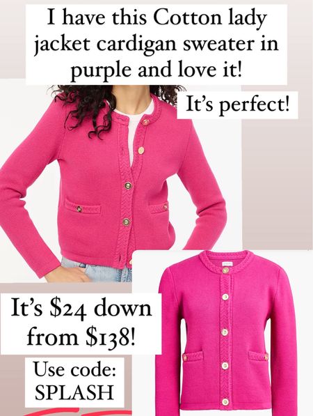 This cotton lady jacket! Only $24 down $238! 

#LTKFindsUnder50 #LTKStyleTip