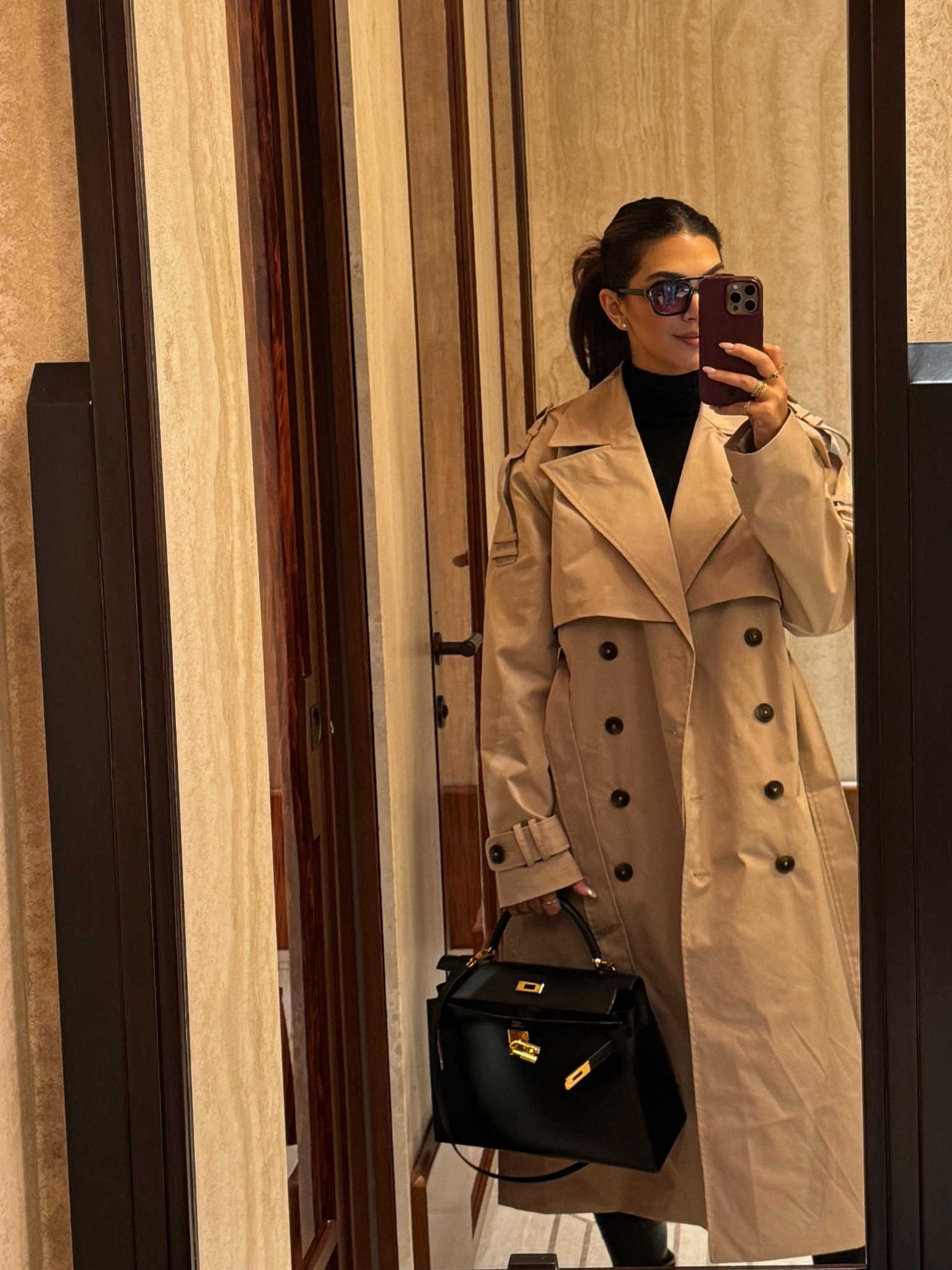 The trench coat you didn’t know you needed! 

My exact one is sold out (waitlist available) but I linked others very similar and a fraction of the price! 

#LTKgrwm #LTKootd #LTKHoliday