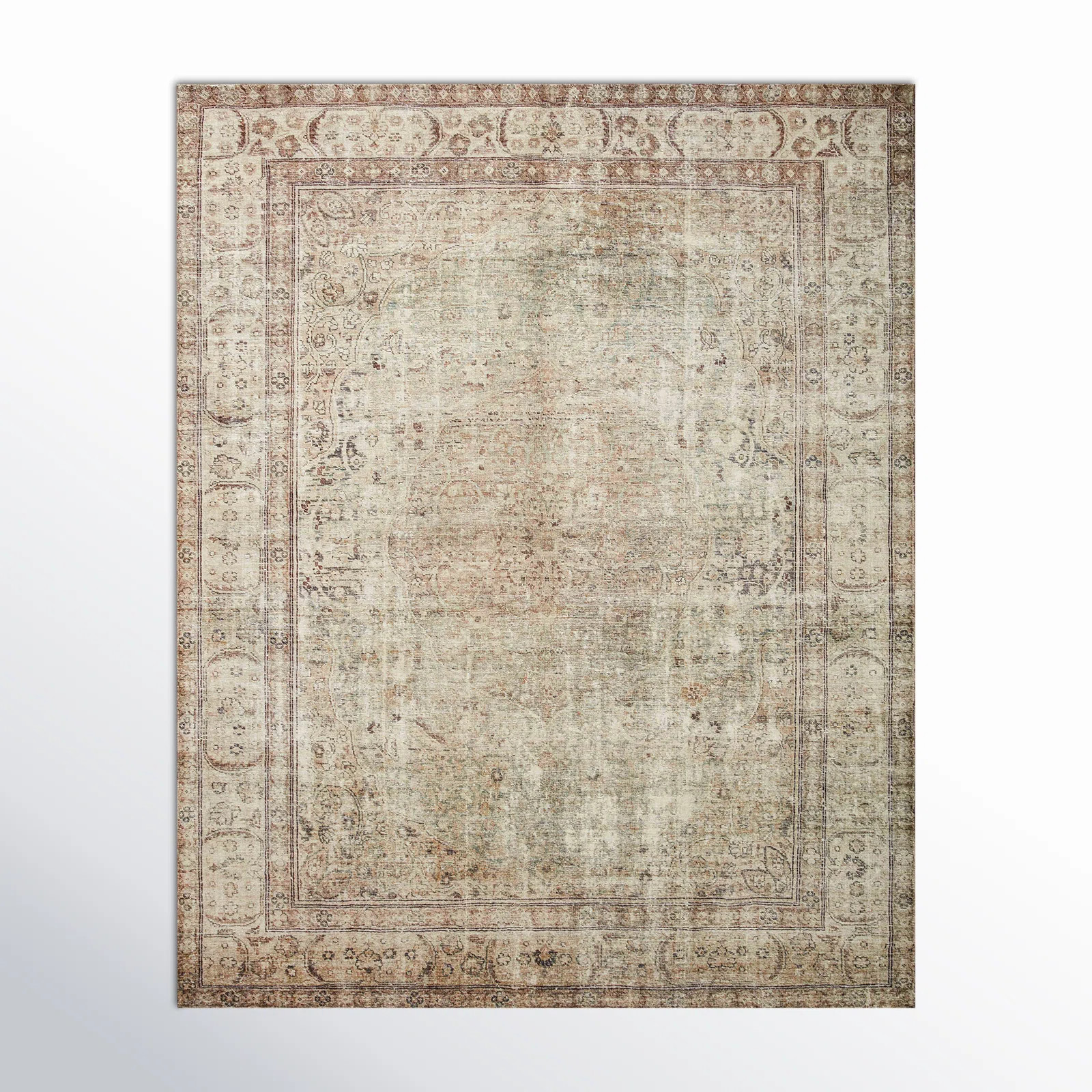 Loloi Margot Antique/Sage Area Rug feat. CloudPile | Joss & Main