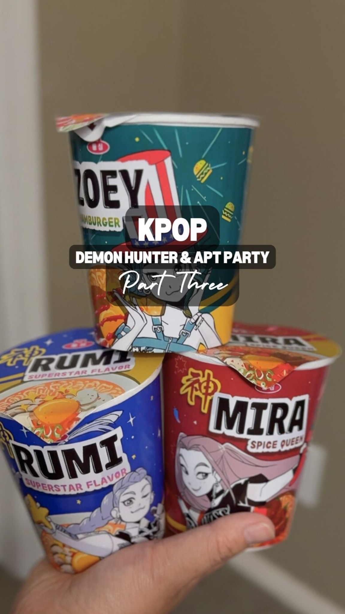 customizing our cup noodles with the iconic ramen noodles from the Kpop Demon Hunters.

#LTKFindsUnder50 #LTKParties #LTKKids