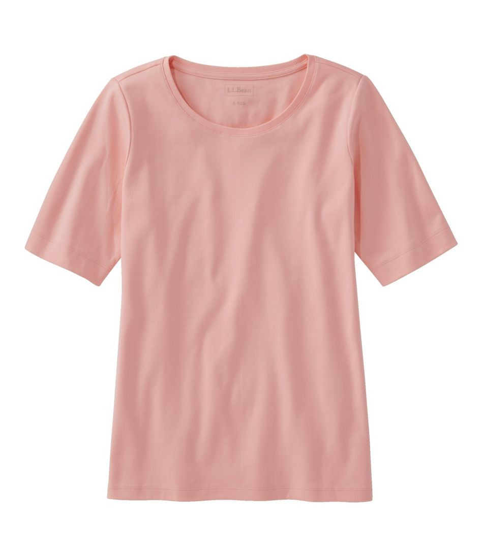 Women's L.L.Bean Jewelneck Tee, Elbow-Sleeve | L.L. Bean