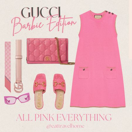 GUCCI + BARBIE 🎀• ALL PINK EVERYTHING. Accessories, shoes, handbags and belts.
🩷🌸👛🛼🪩 


#LTKSeasonal #LTKitbag #LTKshoecrush