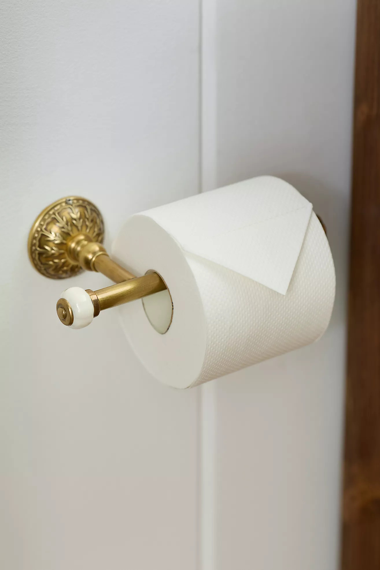Eloise Brass Toilet Paper Holder | Anthropologie (US)