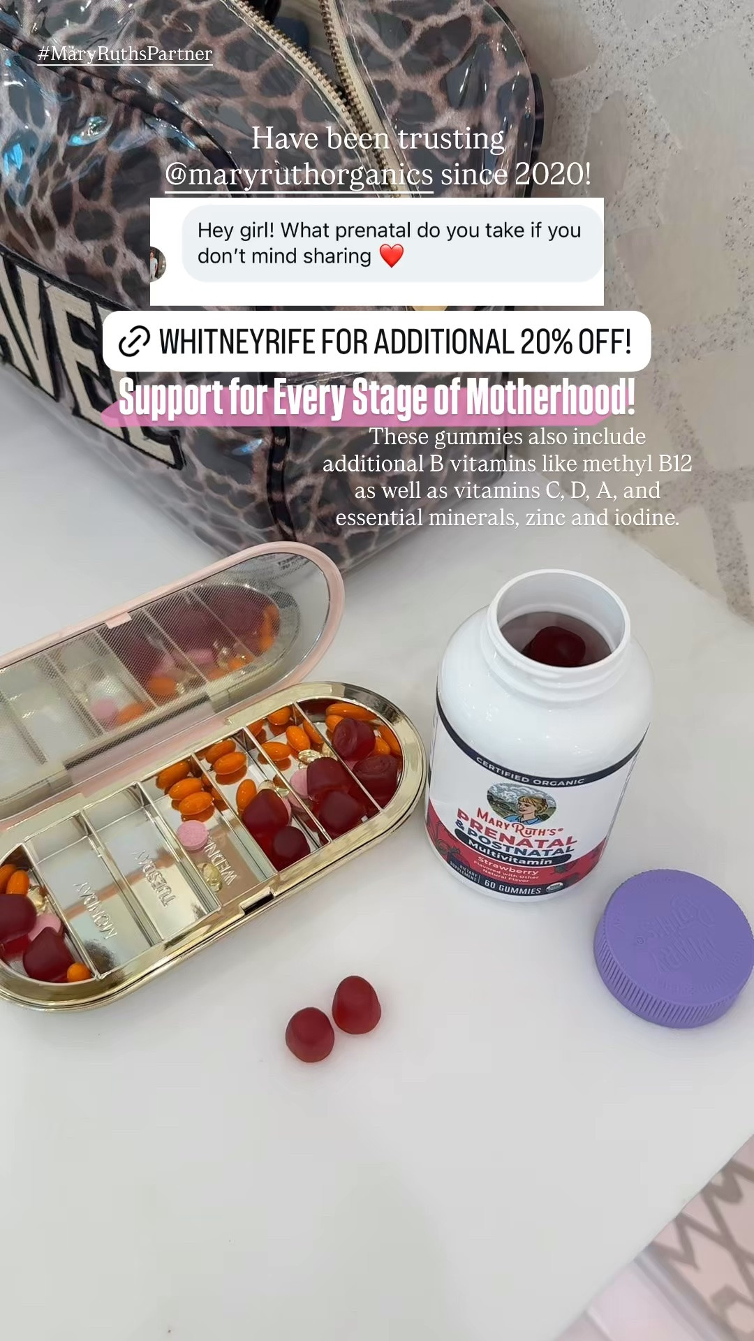 code WHITNEYRIFE for additional 20% off Mary Ruth products!