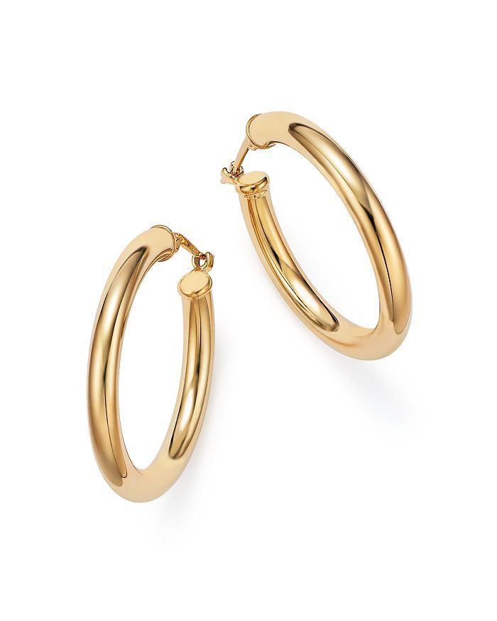 14K Yellow Gold Tube Hoop Earrings - 100% Exclusive | Bloomingdale's (US)