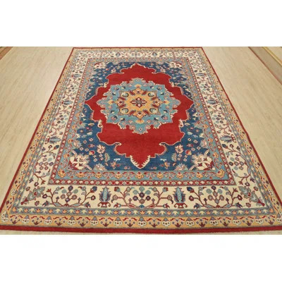 Mycah One-of-a-Kind 8'3'' X 9'10'' New Age Wool Area Rug Red | Wayfair North America