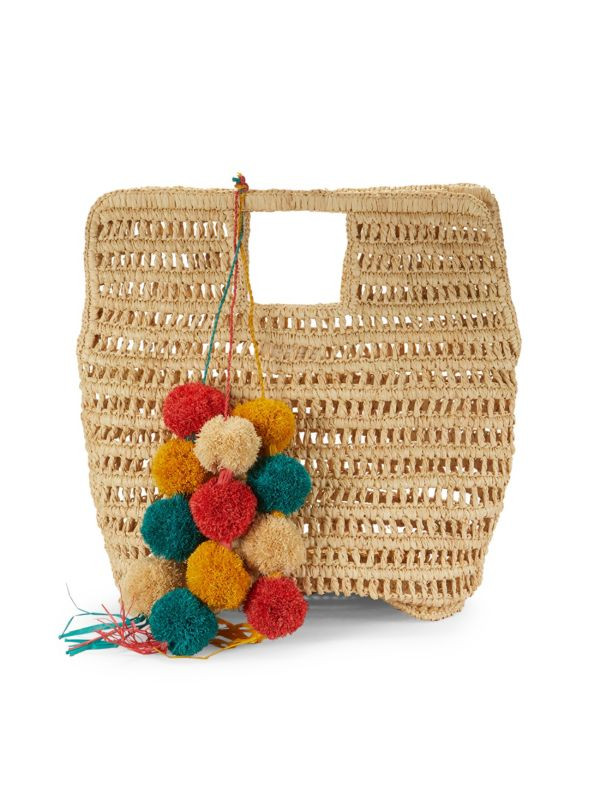 Nola Woven Straw Clutch | Saks Fifth Avenue OFF 5TH