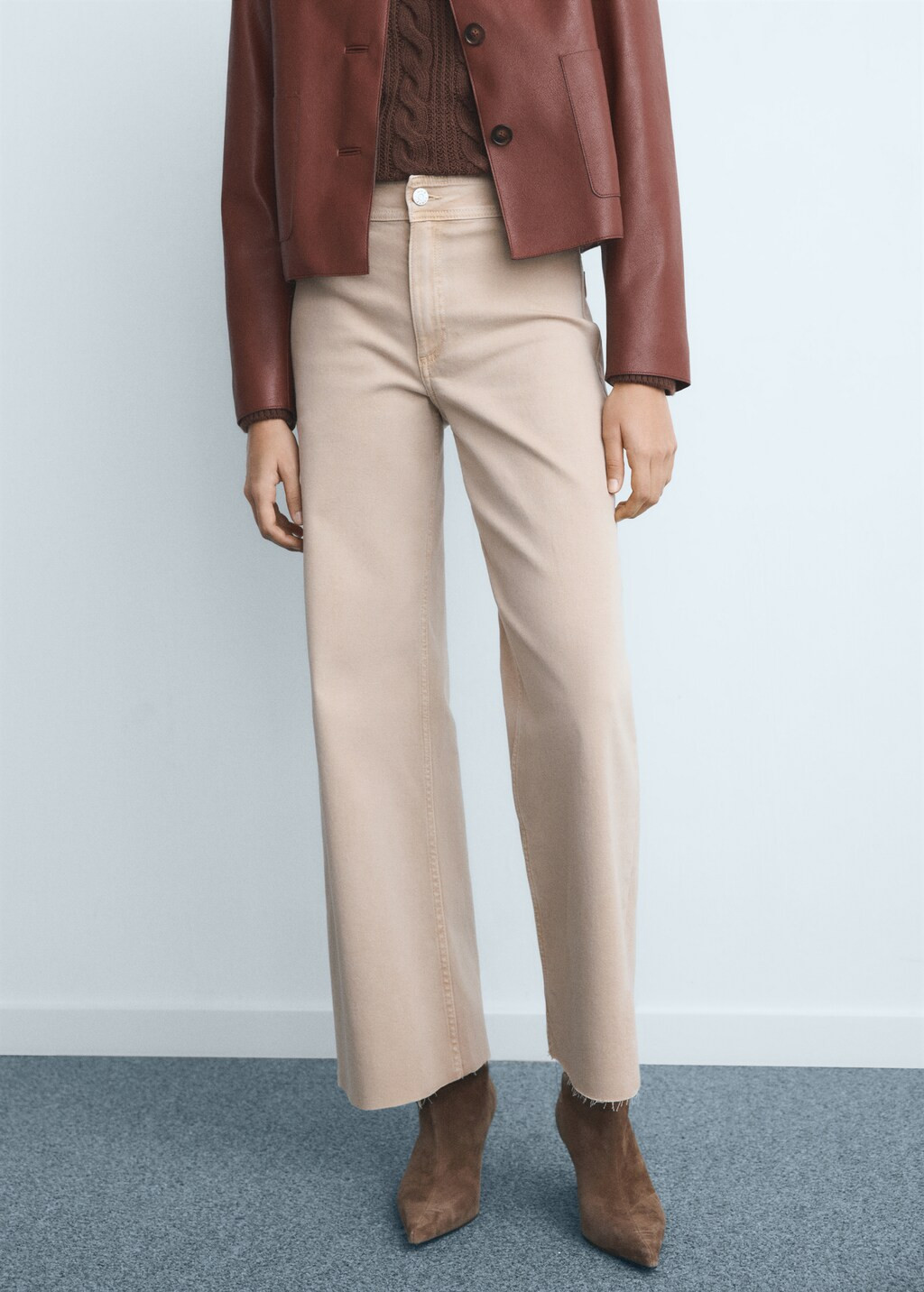 Catherin culotte high-rise jeans | Mango (US/MX/AU)