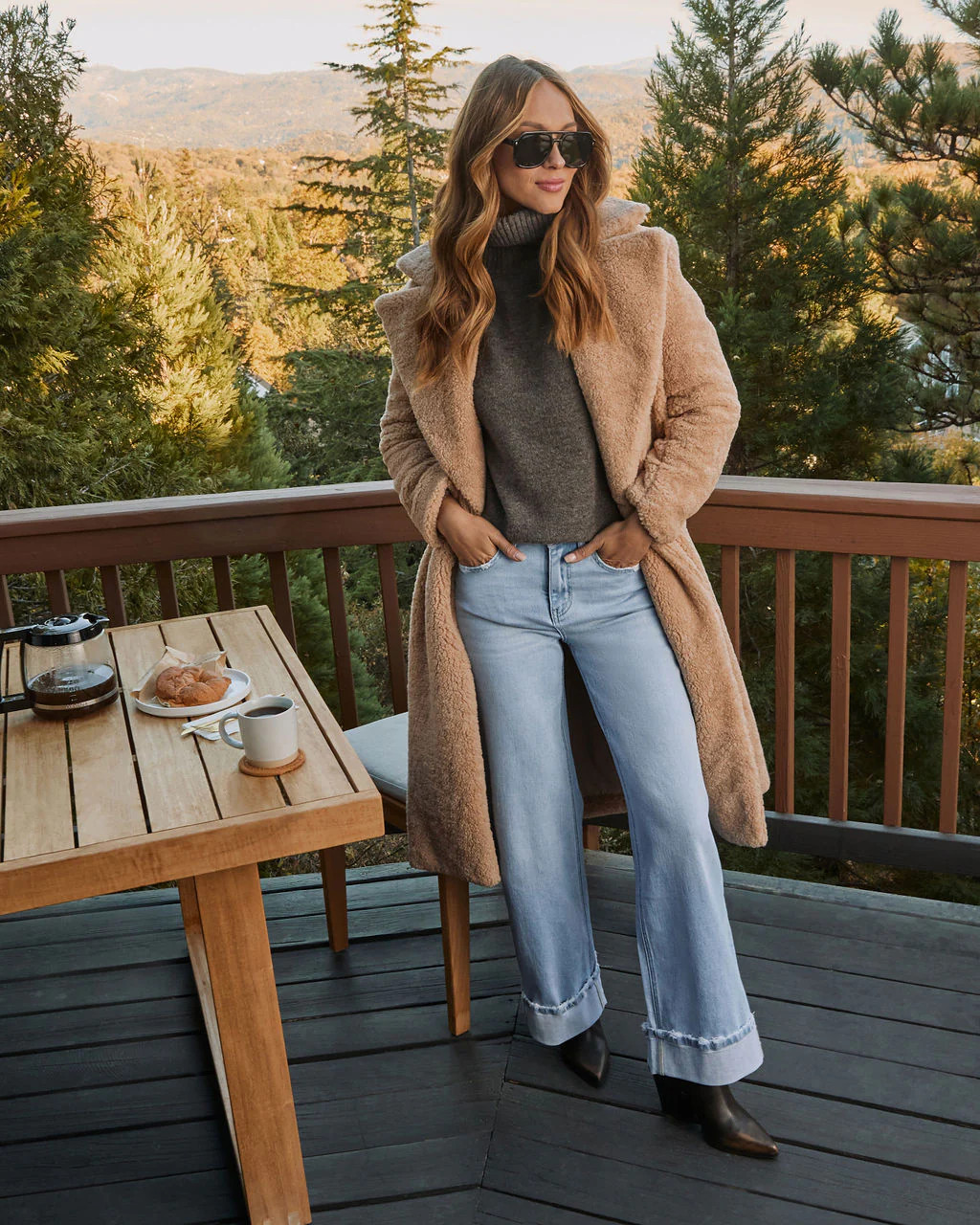 Yulissa Pocketed Teddy Coat | VICI