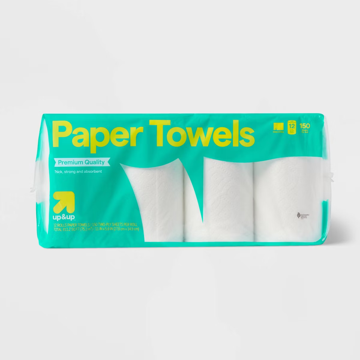 Make-A-Size Paper Towels - 150 sheets - up&up™ | Target