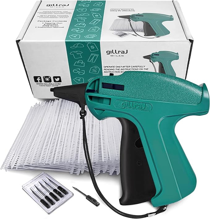 GILLRAJ® Price Tagging Gun 【Not a Stitch Gun】 Jumbo Pack 5000pcs 2" Long Barbs & 6 Needles, ... | Amazon (US)