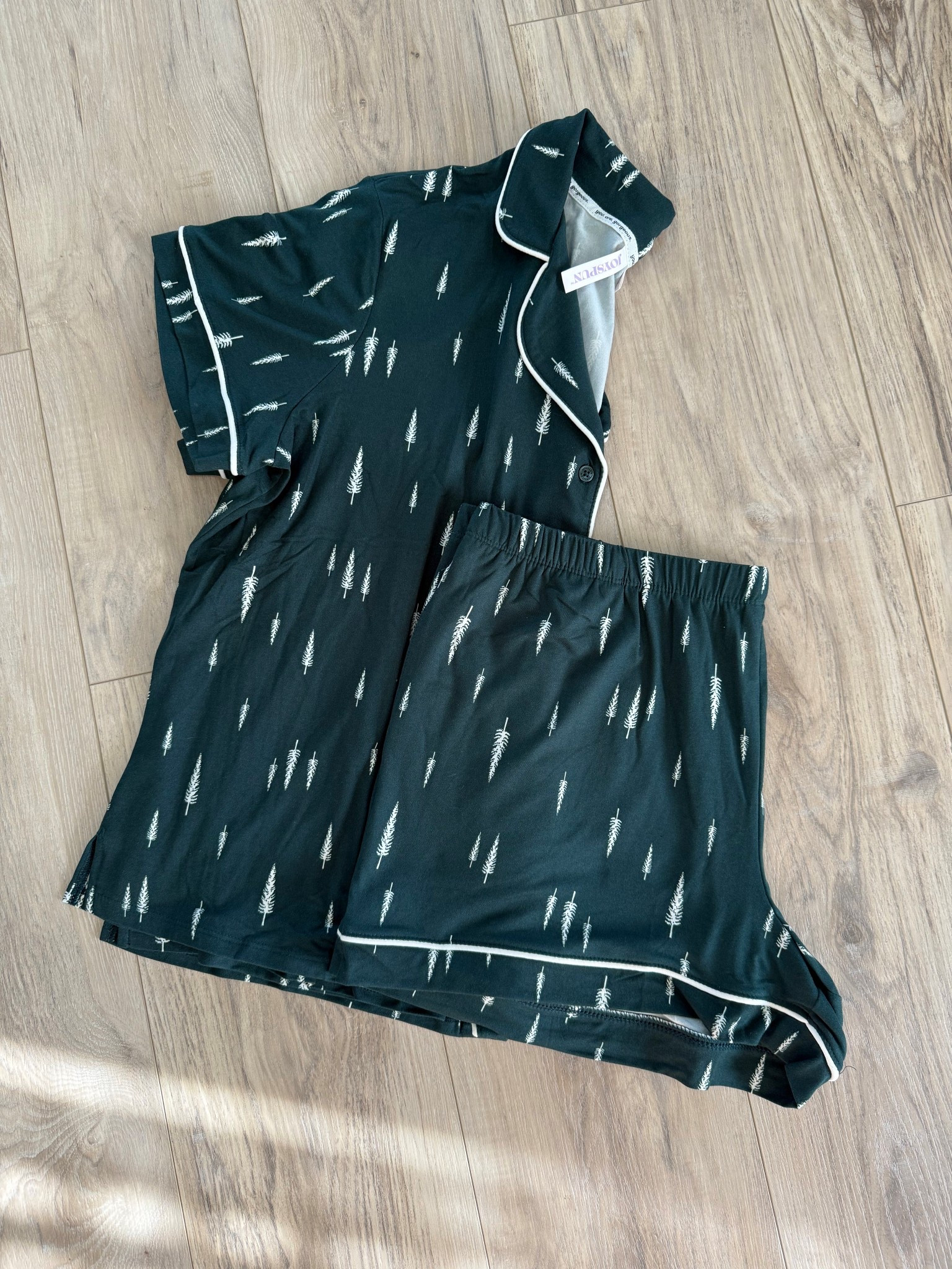 Love the JoySpun Holiday collection! They have options that don’t look overly holiday like such as this pattern. Evergreens can easily carry you through winter! 

These sleep sets are beyond comfortable and are ridiculously affordable. 

I wear a large as I prefer a looser fit. 

#LTKFindsUnder50 #LTKSeasonal

#LTKSeasonal #LTKFindsUnder50