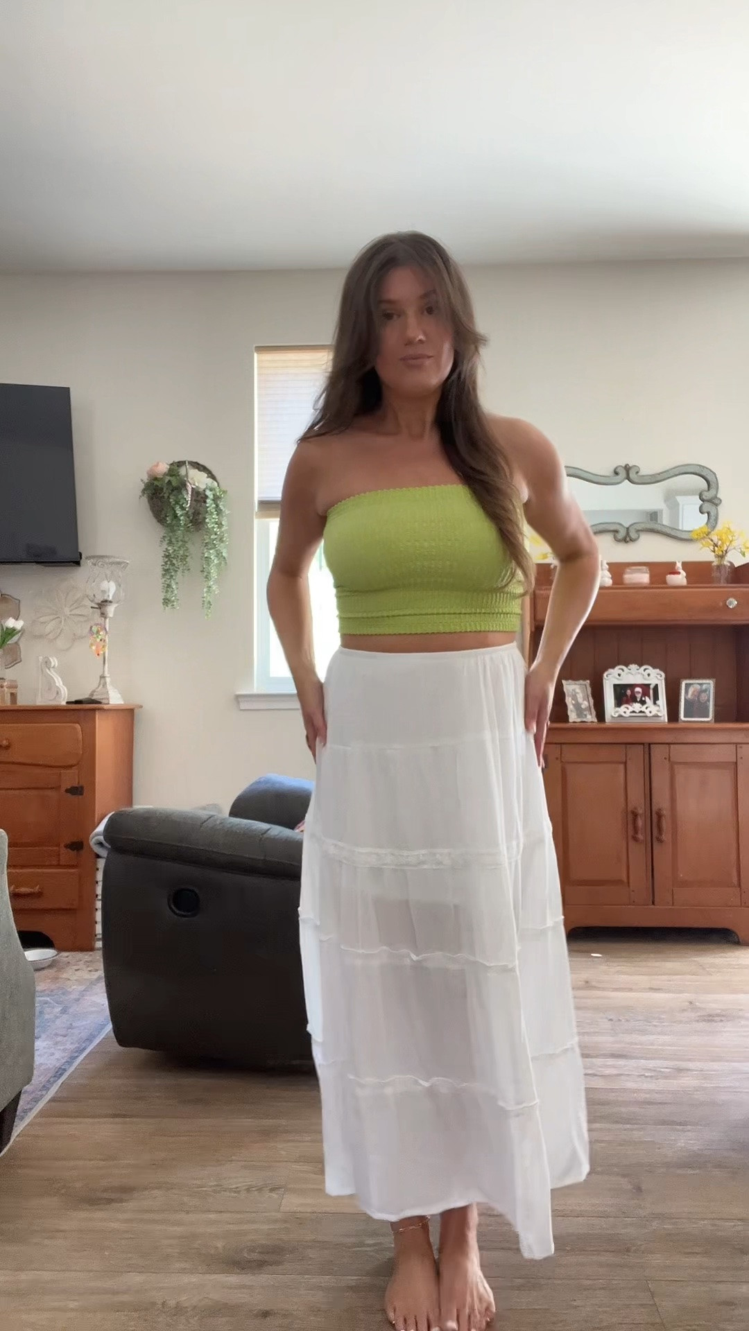 Spring/summer maxi skirt + tube top. Walmart finds.

Top: medium
Skirt: small

#LTKOver40 #LTKSeasonal #LTKootd