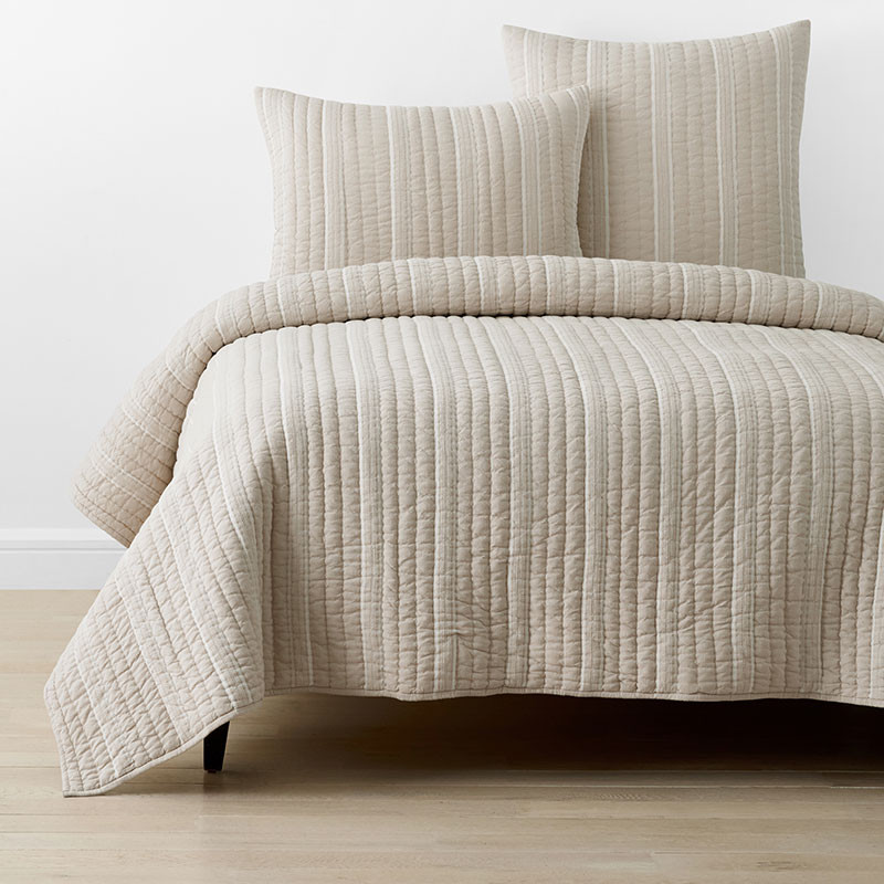 Stripe Quilt - Pinstripe, King/Cal King | The Company Store